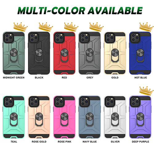 Military-Grade Protective Phone Case na May Magnetic Kickstand